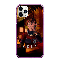 Чехол iPhone 11 Pro матовый Prey Зараженная, цвет: 3D-фиолетовый