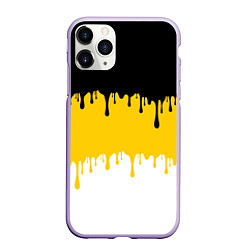 Чехол iPhone 11 Pro матовый Российская Империя потёки, цвет: 3D-светло-сиреневый
