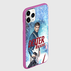 Чехол iPhone 11 Pro матовый Свежая кровь, цвет: 3D-фиолетовый — фото 2