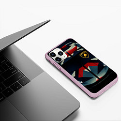 Чехол iPhone 11 Pro матовый ЛАМБОРГИНИ ТЕКСТУРА, цвет: 3D-розовый — фото 2