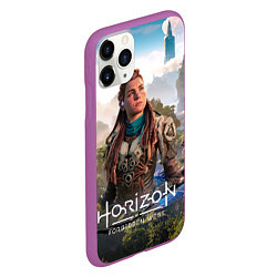 Чехол iPhone 11 Pro матовый Aloy Элой Horizon, цвет: 3D-фиолетовый — фото 2