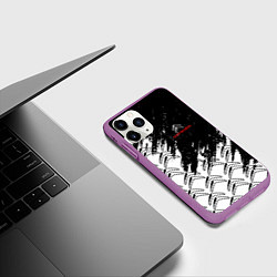 Чехол iPhone 11 Pro матовый Ситроен citroen c4, цвет: 3D-фиолетовый — фото 2