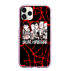 Чехол iPhone 11 Pro матовый ПЛАМЕННАЯ БРИГАДА ПОЖАРНЫХ FIRE FORCE