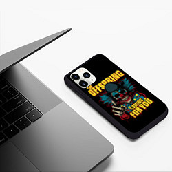 Чехол iPhone 11 Pro матовый The Offspring рок, цвет: 3D-черный — фото 2