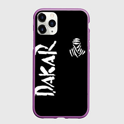 Чехол iPhone 11 Pro матовый Дакар ралли, цвет: 3D-фиолетовый