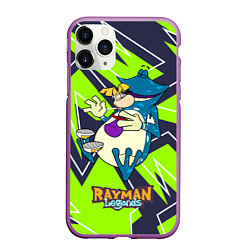 Чехол iPhone 11 Pro матовый Rayman and globox, цвет: 3D-фиолетовый