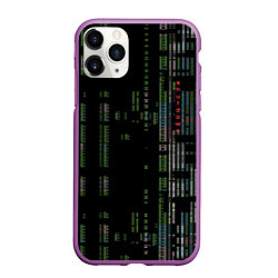Чехол iPhone 11 Pro матовый Shutdown, цвет: 3D-фиолетовый