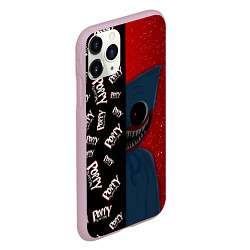 Чехол iPhone 11 Pro матовый Poppy Playtime Half Pattern Half Face, цвет: 3D-розовый — фото 2