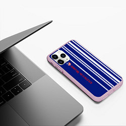 Чехол iPhone 11 Pro матовый ATLETICO MADRID АТЛЕТИКО МАДРИД, цвет: 3D-розовый — фото 2