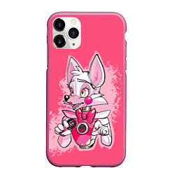 Чехол iPhone 11 Pro матовый Funtime Foxy, цвет: 3D-малиновый