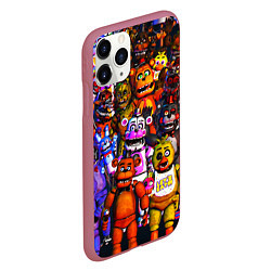 Чехол iPhone 11 Pro матовый Fnaf UCN, цвет: 3D-малиновый — фото 2