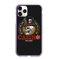 Чехол iPhone 11 Pro матовый CASINO - Казино, цвет: 3D-сиреневый