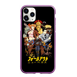 Чехол iPhone 11 Pro матовый Fallout - poster, цвет: 3D-фиолетовый