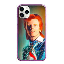 Чехол iPhone 11 Pro матовый Ziggy Stardust Portrait