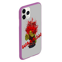 Чехол iPhone 11 Pro матовый Waaagh reference, цвет: 3D-фиолетовый — фото 2