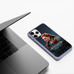 Чехол iPhone 11 Pro матовый Элой Aloy Horizon Forbidden West, цвет: 3D-светло-сиреневый — фото 2