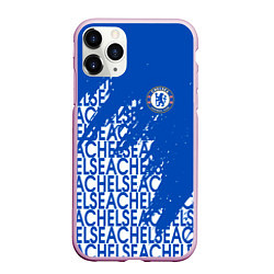 Чехол iPhone 11 Pro матовый Chelsea челси, цвет: 3D-розовый