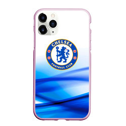 Чехол iPhone 11 Pro матовый Челси chelsea, цвет: 3D-розовый