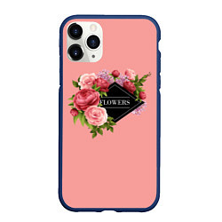 Чехол iPhone 11 Pro матовый Flower street