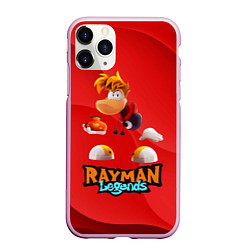 Чехол iPhone 11 Pro матовый Rayman Red Legends, цвет: 3D-розовый