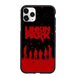 Чехол iPhone 11 Pro матовый Linkin Park Линкин Парк