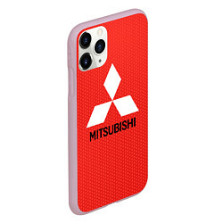 Чехол iPhone 11 Pro матовый Митсубиси, цвет: 3D-розовый — фото 2