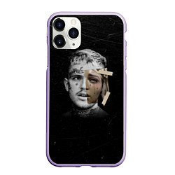 Чехол iPhone 11 Pro матовый Lil Peep Esthetic CRYBABY Лил Пип, цвет: 3D-светло-сиреневый