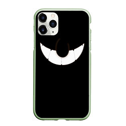 Чехол iPhone 11 Pro матовый Улыбка Дьявола Cuphead, цвет: 3D-салатовый