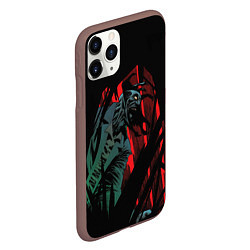 Чехол iPhone 11 Pro матовый Джиперс, цвет: 3D-коричневый — фото 2
