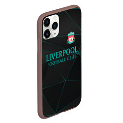 Чехол iPhone 11 Pro матовый LIVERPOOL ЛИВЕРПУЛЬ, цвет: 3D-коричневый — фото 2