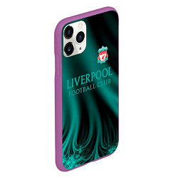Чехол iPhone 11 Pro матовый Liverpool спорт, цвет: 3D-фиолетовый — фото 2