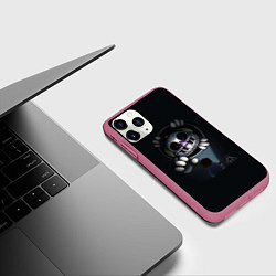 Чехол iPhone 11 Pro матовый FNAF Security Breach Музыкальный диджей DJ Music M, цвет: 3D-малиновый — фото 2