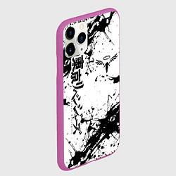 Чехол iPhone 11 Pro матовый Токийские мстители Tokyo Revengers logo краска, цвет: 3D-фиолетовый — фото 2