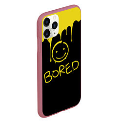 Чехол iPhone 11 Pro матовый Sherlock Bored Big Smile, цвет: 3D-малиновый — фото 2