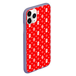 Чехол iPhone 11 Pro матовый Red Dope Camo Dope Street Market, цвет: 3D-серый — фото 2