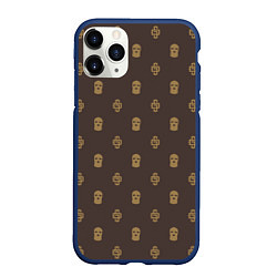 Чехол iPhone 11 Pro матовый Mono Monogramm Dope Camo Dope Street Market, цвет: 3D-тёмно-синий