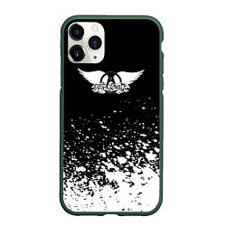Чехол iPhone 11 Pro матовый Aerosmith, цвет: 3D-темно-зеленый