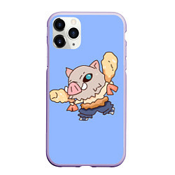 Чехол iPhone 11 Pro матовый Inosuke and shrimp