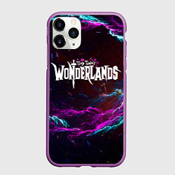 Чехол iPhone 11 Pro матовый Tiny Tinas Wonderlands, logo, цвет: 3D-фиолетовый