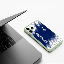 Чехол iPhone 11 Pro матовый TOTTENHAM HOTSPUR Тоттенхэм, цвет: 3D-салатовый — фото 2