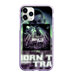 Чехол iPhone 11 Pro матовый Born To Trap Kizaru Альбом Кизару, цвет: 3D-светло-сиреневый