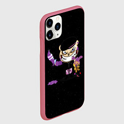 Чехол iPhone 11 Pro матовый Фараон Карамель Обложка Pharaoh Candy, цвет: 3D-малиновый — фото 2