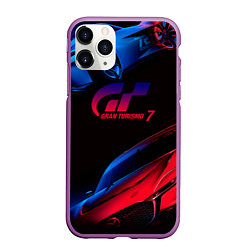 Чехол iPhone 11 Pro матовый Gran Turismo 7, цвет: 3D-фиолетовый