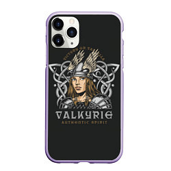 Чехол iPhone 11 Pro матовый Валькирия - VALKYRIE, цвет: 3D-светло-сиреневый