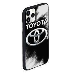 Чехол iPhone 11 Pro матовый ТОЙОТА Краска, цвет: 3D-черный — фото 2