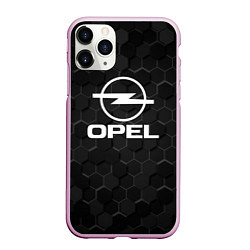 Чехол iPhone 11 Pro матовый OPEL 3D, цвет: 3D-розовый