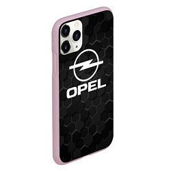 Чехол iPhone 11 Pro матовый OPEL 3D, цвет: 3D-розовый — фото 2