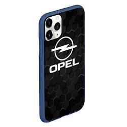 Чехол iPhone 11 Pro матовый OPEL 3D, цвет: 3D-тёмно-синий — фото 2