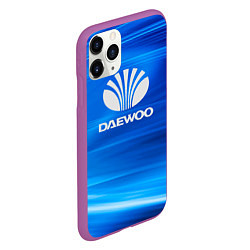 Чехол iPhone 11 Pro матовый DAEWOO ДЭУ abstraction, цвет: 3D-фиолетовый — фото 2