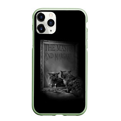 Чехол iPhone 11 Pro матовый The Master and Margarita, цвет: 3D-салатовый